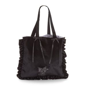 New✨Sanrio Kuromi Velvet Tote Bag (Midnight MeloKuro Series)